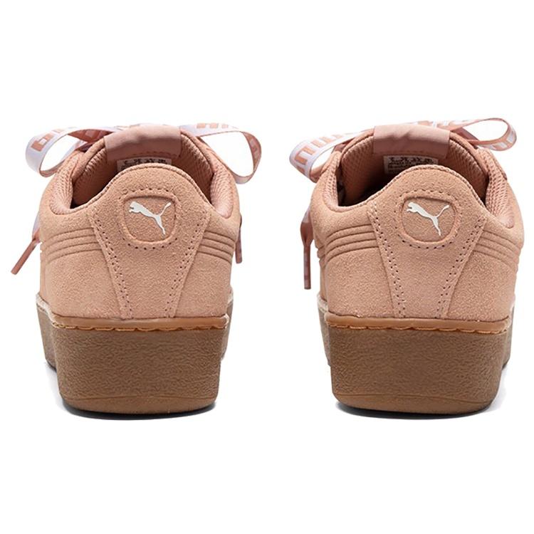 (WMNS) PUMA Vikky Platform Ribbon Rosa/Braun Damen 365314-02