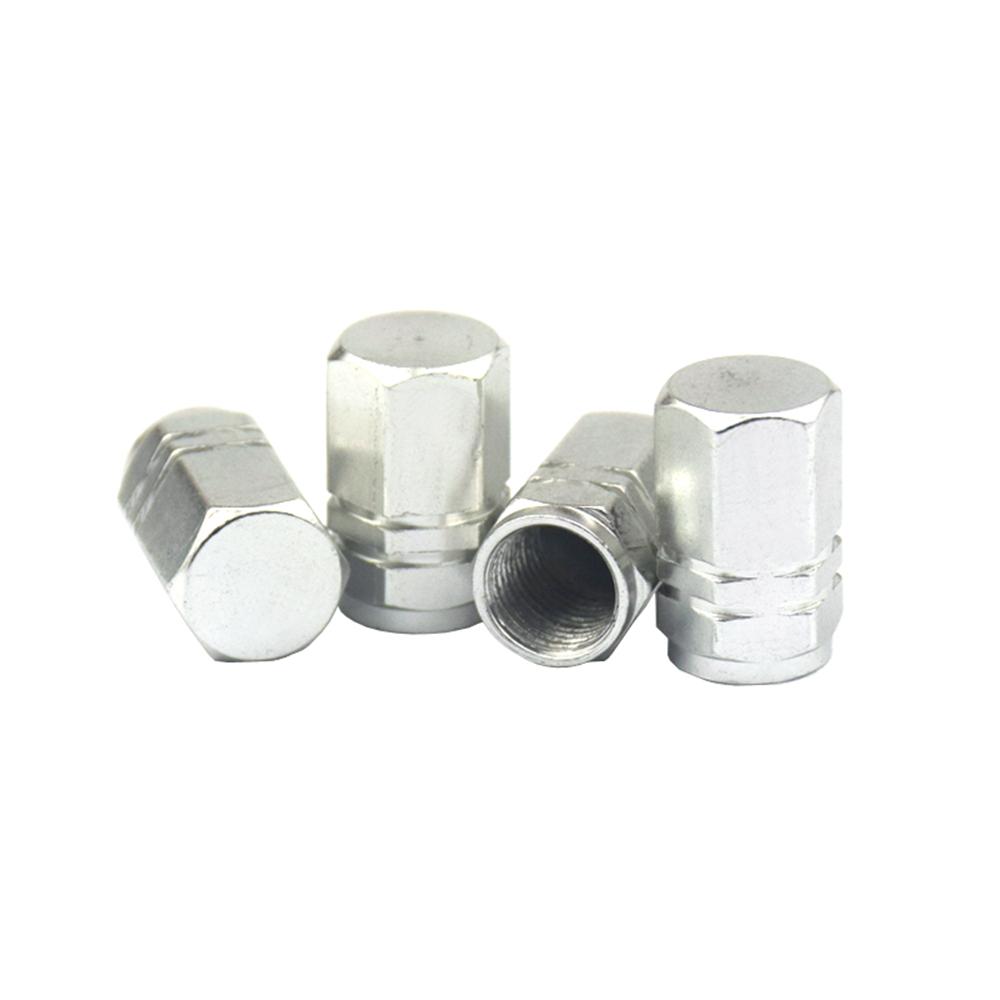 4Pcs Aluminum Tire Valve Caps Car Rim Plugs Tire Valve Cover Valve Stem Nipple Caps Motorcycle Car Wheel Plugs