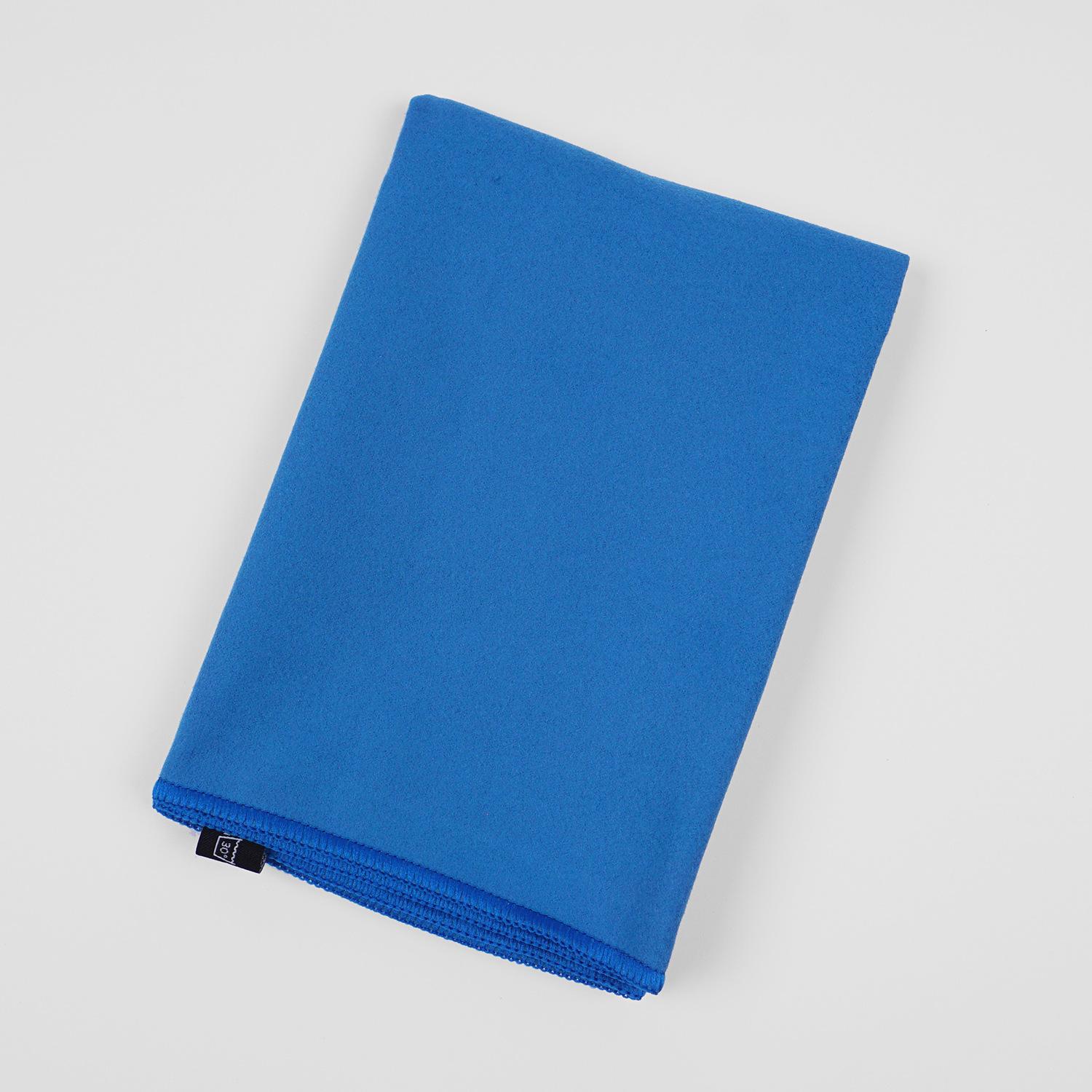 

Спортивное быстросохнущее карманное полотенце из микрофибры, портативное сверхлегкое впитывающее большое полотенце для бассейна, тренажерного зала, фитнеса, йоги, пляжа 40*80cm синий