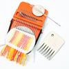 Darning Mini Loom cu 14 cârlige Instrument rapid și ușor de reparare DIY pentru haine pentru iubitorii de artă și design