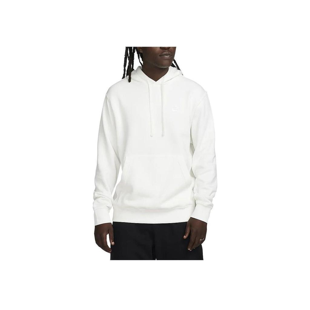 Nike Sportswear Club Fleece Hoodie Men Tops Sail-White BV2655-134