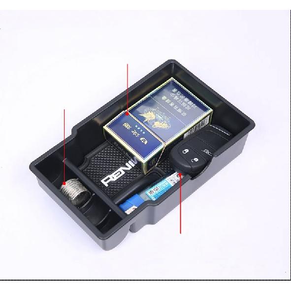 ABS Car Center Armrest Caixa de armazenamento Container Estojo de luvas para Jeep Renegade 2014 - 2021 Acessórios interiores