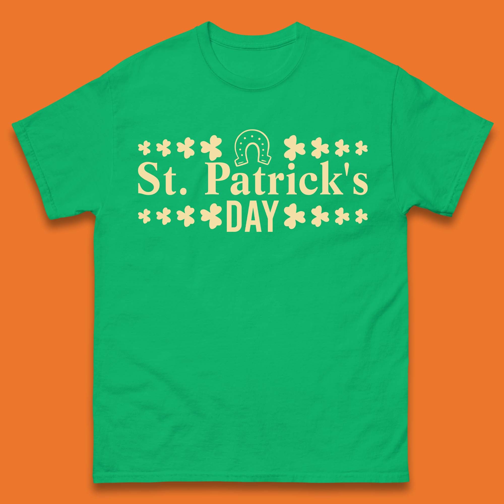 St Patrick s Day Mens T-Shirt Womens Tops Tees 3XL