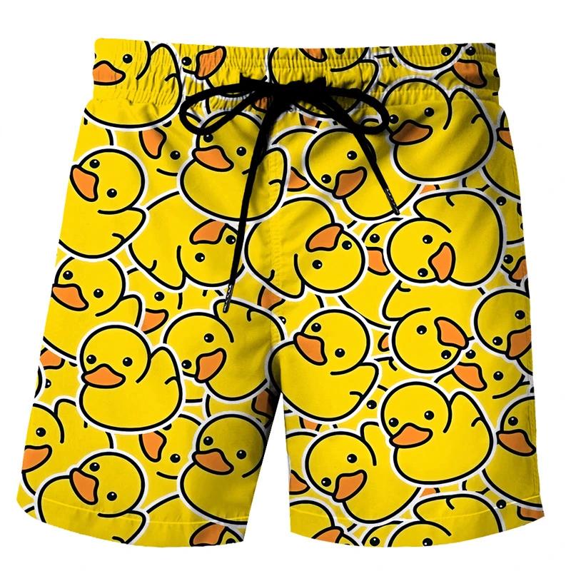 Fun Animal Pig 3D Print Sports Breathable Men Shorts Outdoor Street Vacation Beach Leisure Parent-child Clothing Pants
