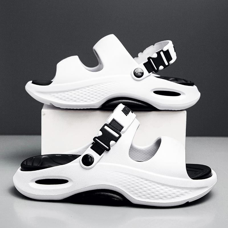 Summer Men s Outdoor Sandals Slippers Beach Slides Breathable Soft Clogs Men Casual Shoes Garden Water Shoes Men Outdoor Sandals 39-40