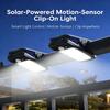 New medium-sized clip on lamp, solar light, induction light, courtyard light, outdoor wall light, camping light, fill light Type-C chargingC