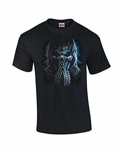 Praying Grim Reaper Adult Tee Shirt Black S