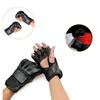 Half Finger Sports Gloves Ergonomic PU Leather Punching Bag Gloves Workout Gloves for Sandbags