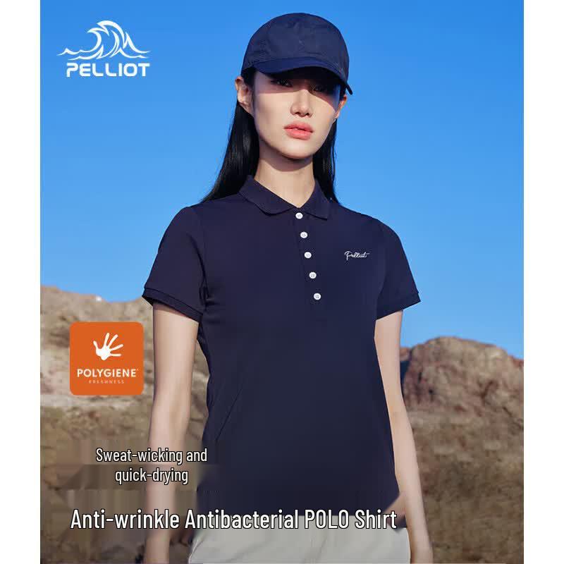 Pelliot Unisex Quick-Dry Polo T-Shirt S