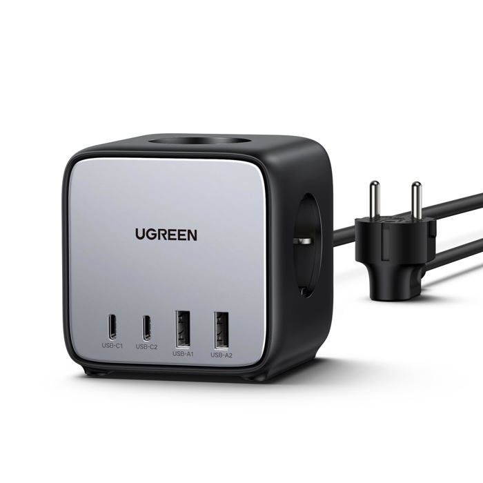 Multiprise - Ugreen - 60113 - 3 prises AC - 2 USB C - 2 USB A - 65W