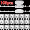 5-100Pcs  Roller Blinds Pull Cord Connector Curtain Chain Connector Roman Curtain Beaded Chain Cord Connection Decor Accessory