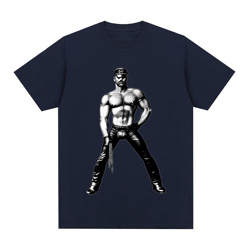 

Tom of Finland Art LGBT GAY Rainbow COWBOY Cops Boyfriend T-shirt Cotton Men T Shirt New TEE TSHIRT Womens Tops L