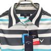 Callaway Border Pattern Golf No Sleeve Polo Shirt M White Women Used