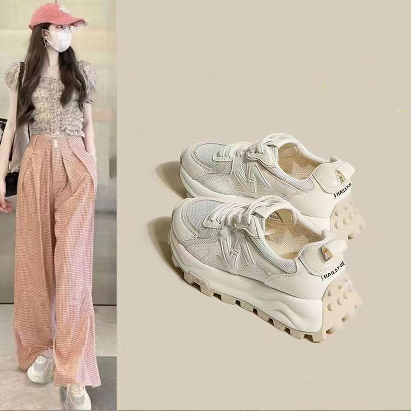 Par Sport løpesko Pustende brettsko for kvinner Mote Mesh utendørs høykvalitets klassiske joggesko