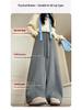 Women's Plus Size High Waist Wide Leg Pants - Fluffy, Thick, and Slimming for Autumn/Winter