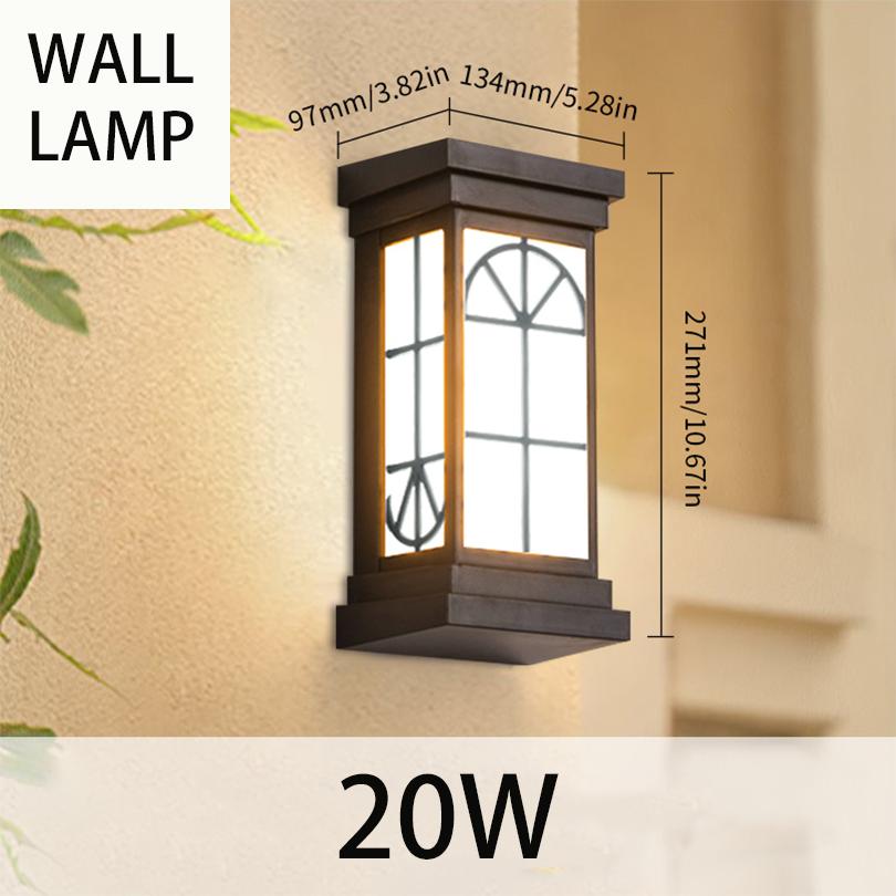 LED Außenwandleuchte Wasserdicht IP66 Bewegungssensor LED Außenbeleuchtung Verandaleuchten Balkon Gartenleuchten Außenwandleuchte