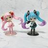 Anime Hatsune Miku Figure Character Ornaments Cherry Blossom Pink Leek Green Desk Decoration Ornaments Toy kid Birthday Gift