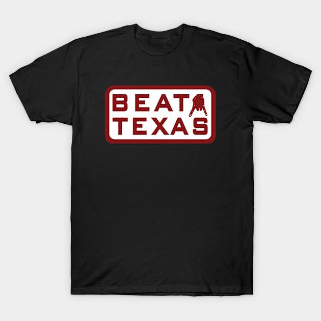 

Мужская черная футболка с принтом Beat Texas Печать на трансферной бумаге без вырезки Хлопковая футболка M чёрный