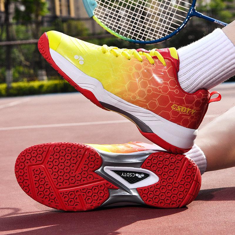 Professional Tennis Shoes Unisex Fashion Design Purple Badminton Sneakers For Women Lightweight Original Brand Sports Shoes Men