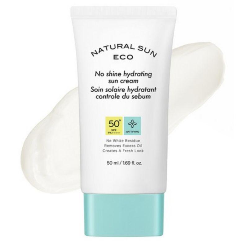 THE FACE SHOP Natural Sun Eco No Shine Hydrating Sun Cream SPF50+ PA+++ 50ml 1pcs