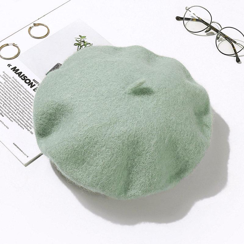Women's Retro Wool Beret - Autumn/Winter Korean Style Pumpkin Painter Hat
