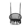 Stork's Nest Swing Hanging Chair Garden Boho for Home Garden 120cm Black