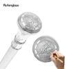 Russia Style Hoise A Flag Totem Relief Walking Cane Fashion Walking Stick Gentleman Luxury Crosier Knob Walking Stick 93cm