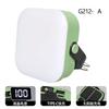 Mini COB Floodlight Rechargeable Pocket Lantern Outdoor Camping Emergency Waterproof Tent Light with Digital Display & Hook