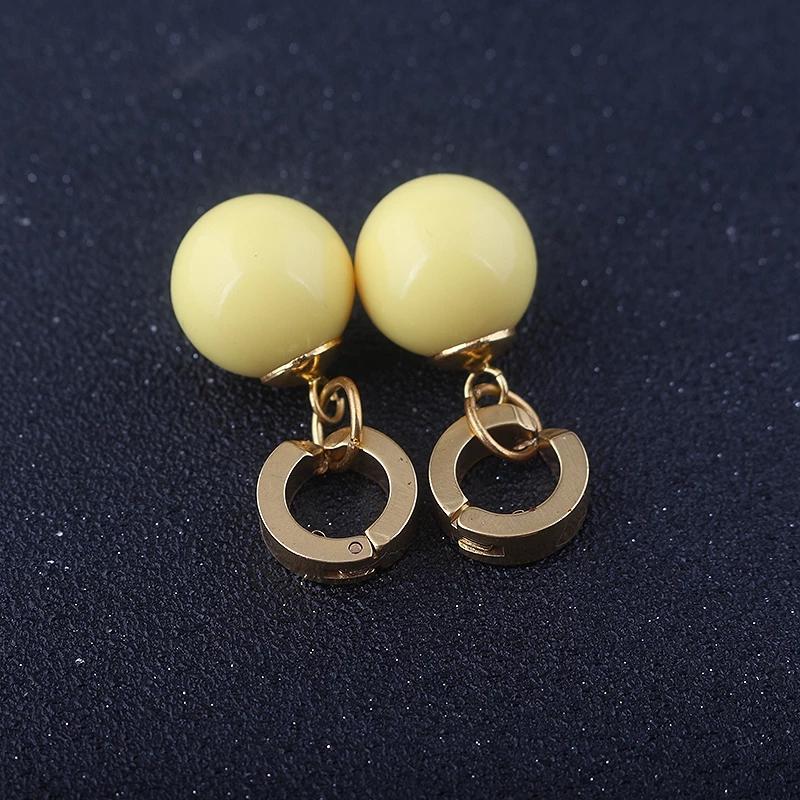 New Takerlama Super Vegetto Potara Earrings Black Son Goku Zamasu Earrings for Women Men Jewelry