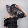 1Pcs Sweet Folding Lace Fan Lolita Decorative Fan New Chinese Dance Fan  Photography Photo Prop