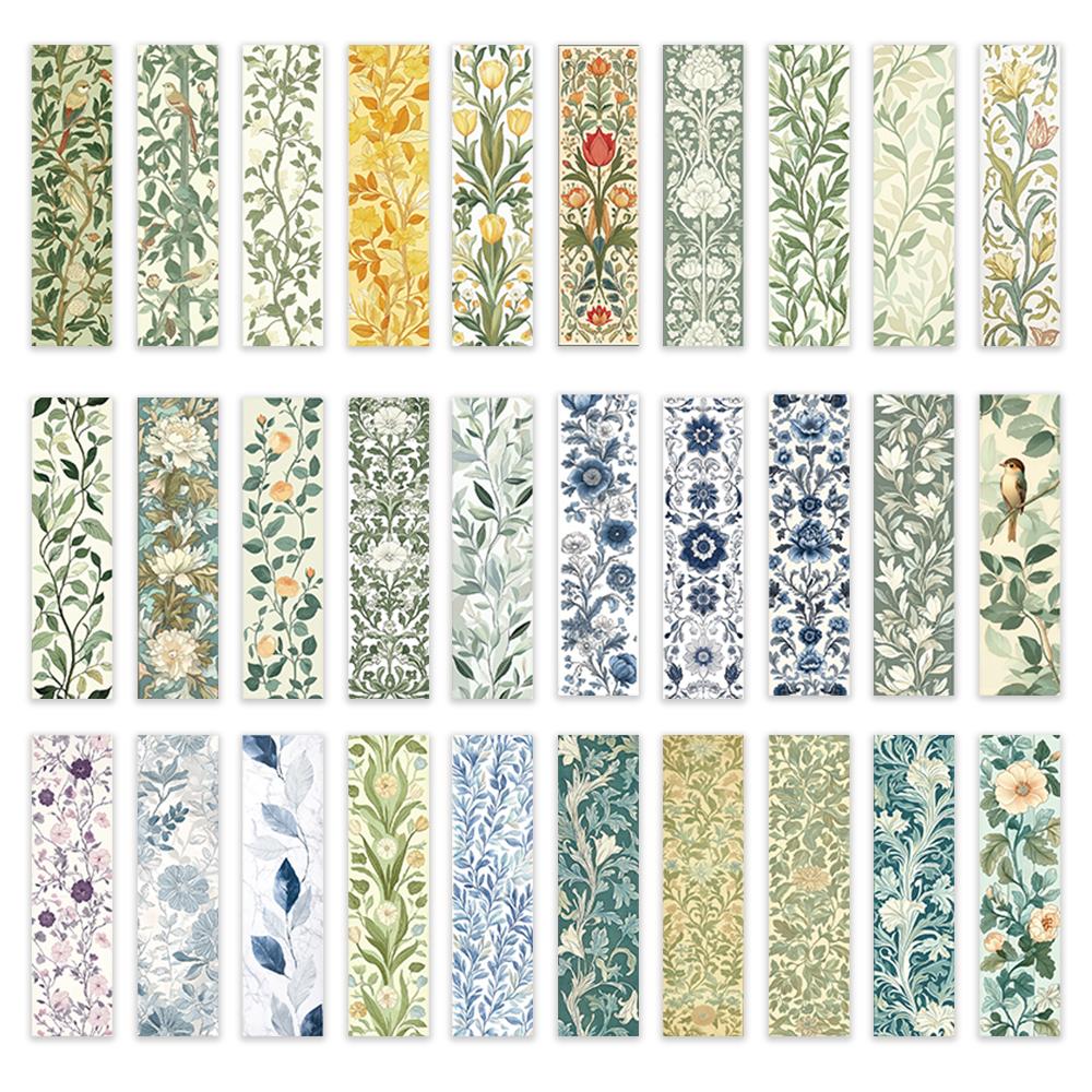 

32pcs, Morris Flower Bookmarks for Teachers, Readers and Fans, Bookmarks, Gifts, Parties, Birthday