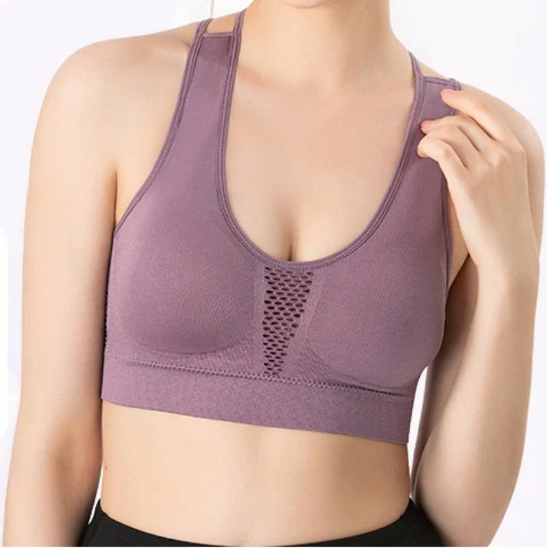 Women S Backless Sports Bra Shockproof Breathable For Yoga Running