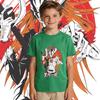 Boys Girls Bleach Hollow Anime Print Cotton T Shirt Kids Casual Short Sleeve Summer Top Soft Breathable