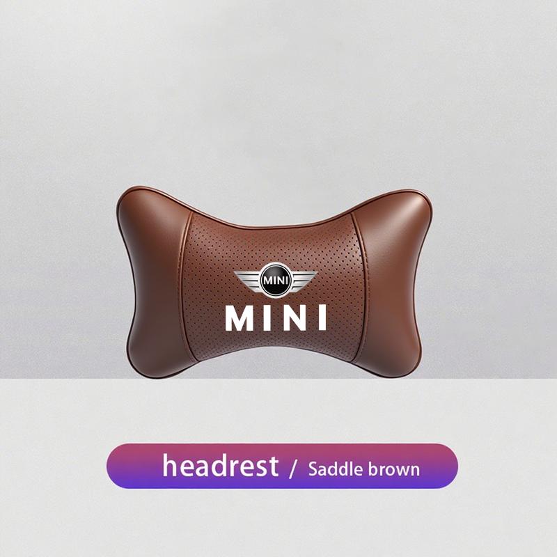 Car Headrest Auto Breathable Seat Neck Pillow Accessories For MINI WORKS One Cooper JCW R60 R59 R58 R57 R56 R55 R53 R52 F55 F56.
