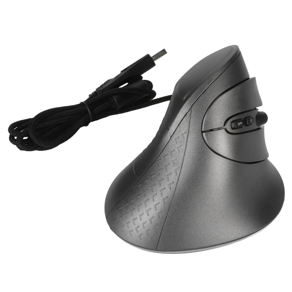 Vertical Mouse 7 Programmable Buttons RGB 11 Lighting Modes Adjustable DPI Wired Ergonomic Vertical