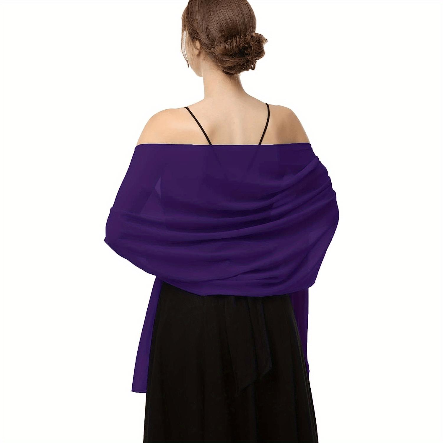 Châle Hijab Élégant en Mousseline Bulle pour Femmes Châle Léger et Écharpe Foulard Féminin Parfait pour les Sorties Décontractées et les Événements en Soirée one size