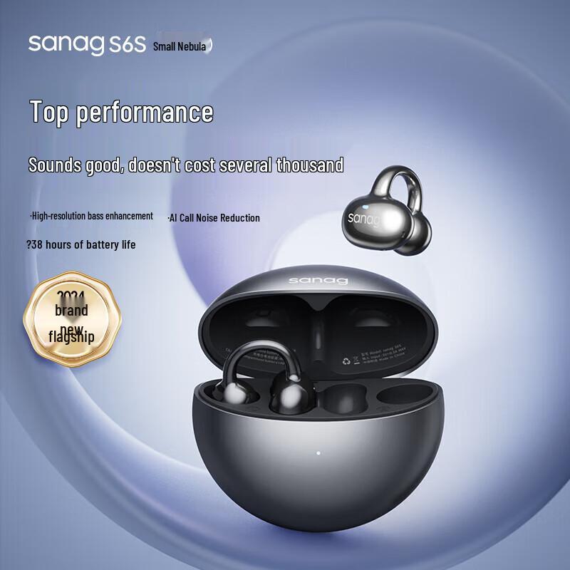SANAG S6S Open-Ear Clip Bluetooth Headphones