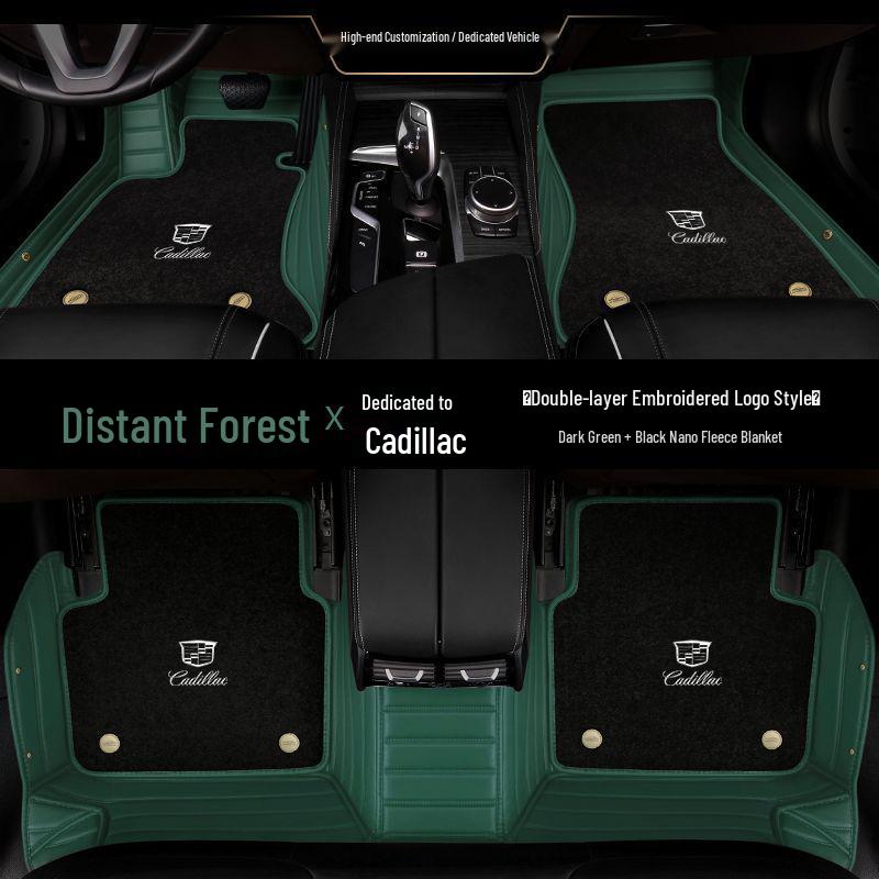 Full Coverage Floor Mats for Cadillac Models: ATSL, CT4, CT5, CT6, Lyriq, XT4, XT5, XT6, XTS, SRX