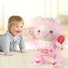 Electric Piggy with Music Light Move Sing Dance Twist Pets Pig Baby Toys Walking Cute Smart Early Educational Doll for Children
