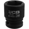 JCB Impact Socket 1/2" 23mm 6-Point Cr-Mo Socket Wrench