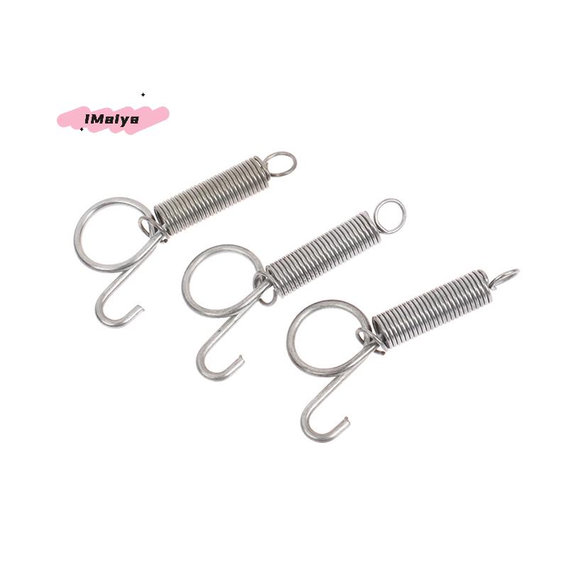 M-10Pcs Cage Door Spring Hook Metal Spring Hooks Sturdy Tension Fixing Spring Multipurpose For Wire Rabbit/Bird/Hamster Cages