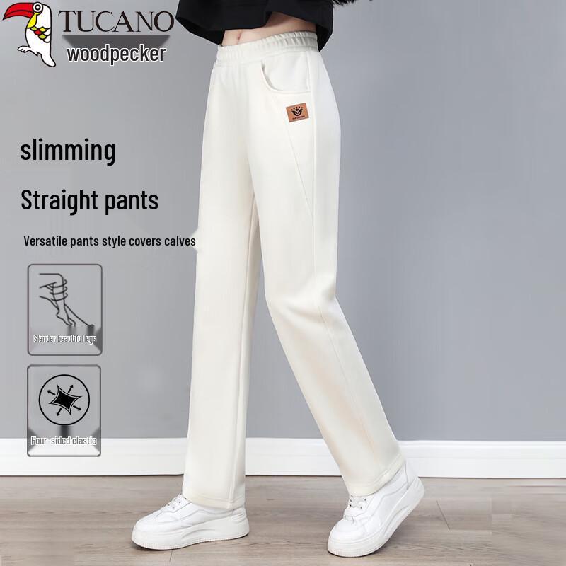 

Woodpecker Women s High-Waist Straight-Leg Casual Pants 4XL