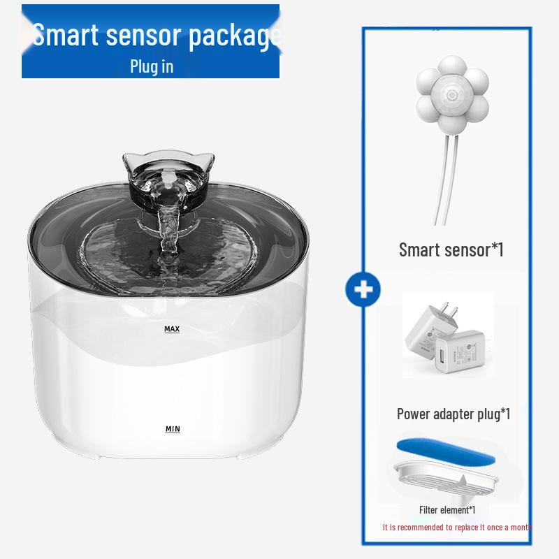 Smart Cat Water Fountain with Automatic Filtration System