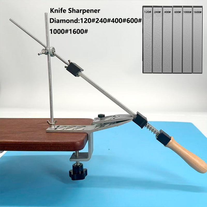 Angle Fixed Knife Sharpener Professional Sharpening Stone Kitchen Grinding System Honing Diamond Grinder Woodwork Tool Whetstone