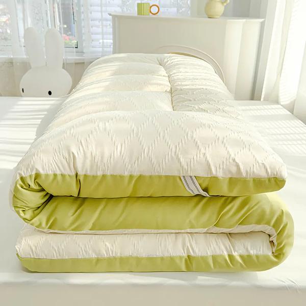 WTEMPO Solid Color Foldable High Quality Soft Mattress School Dormitory Mattress Winter Thickened Plush Bedroom Bed Sheet Tatami Plush Pads
