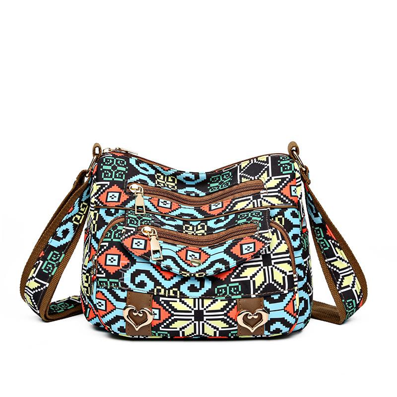 

2025 новая повседневная сумка женская сумка универсальная сумка через плечо женский рюкзак сумка-мессенджер многокарманная сумка для мамы