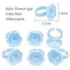 100 Pcs Disposable False Eyelash Flower Glue Cup Ring Holder Tattoo Pigment Eyelash Extension Tool Accessories