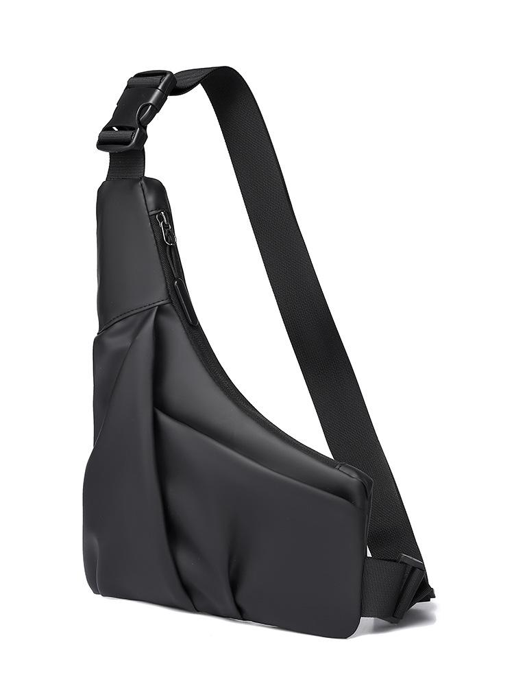 Men's Lightweight Crossbody Chest Bag - Irregular, Simple, Casual, and Trendy for Outdoor Sports