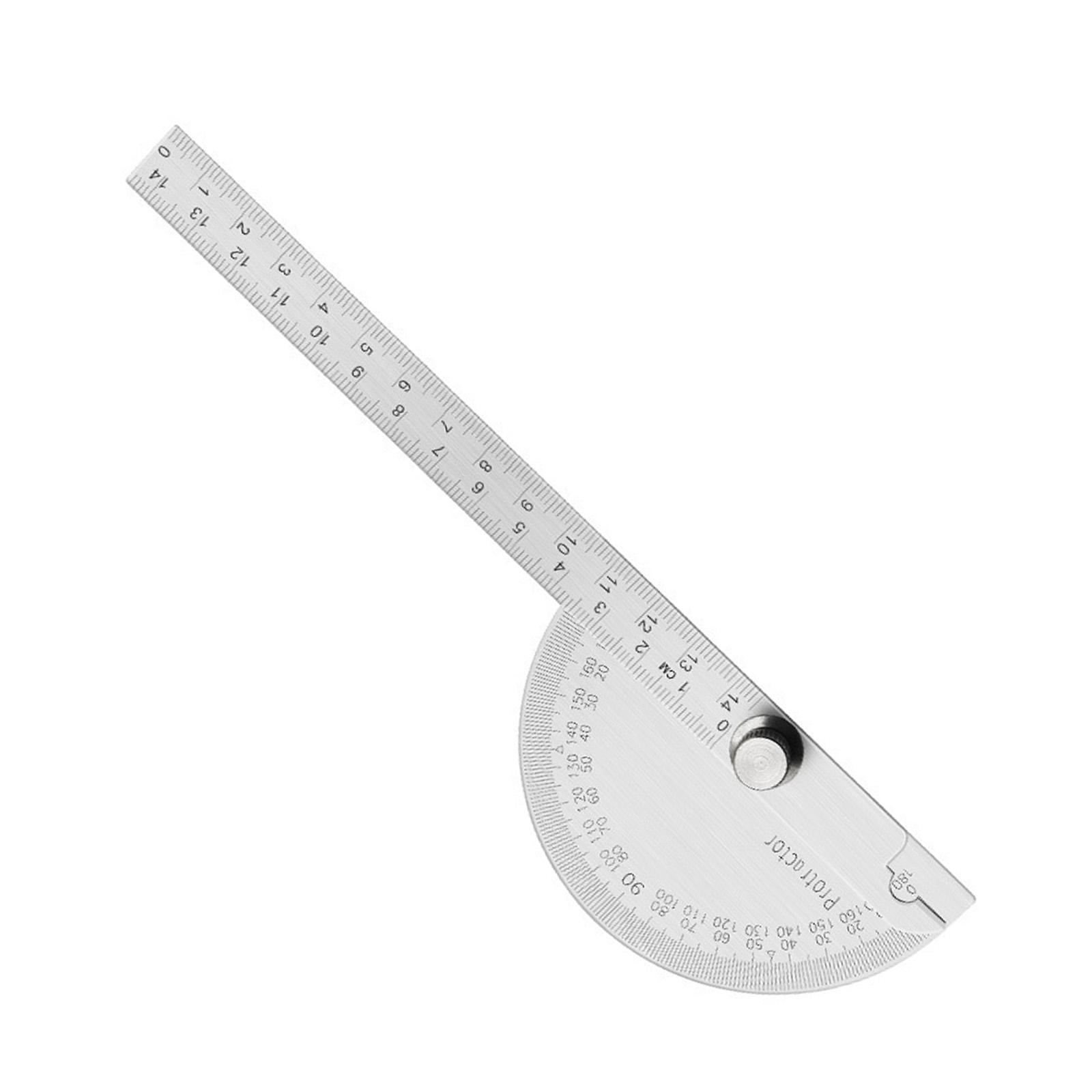 

14/10cm Stainless Measurement Tool Angles Finders 180 Degree Protractors Semi Circular Angles Ruler