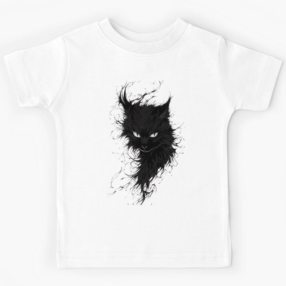 Black cat Kids T-Shirt 110